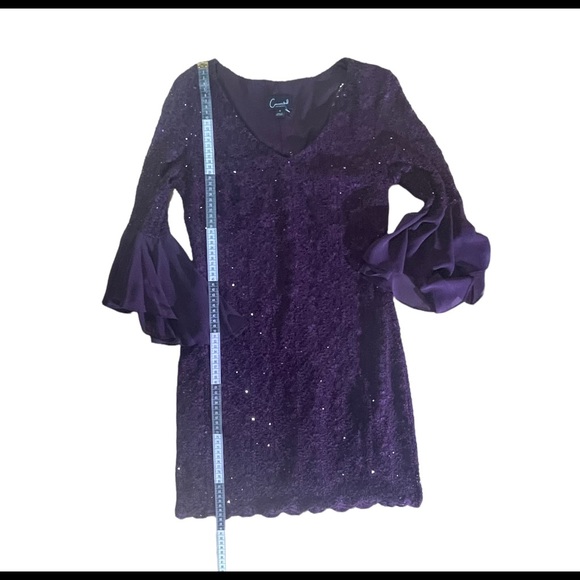 Evening, party Dress size 4 but will fit size M - Picture 5 of 5